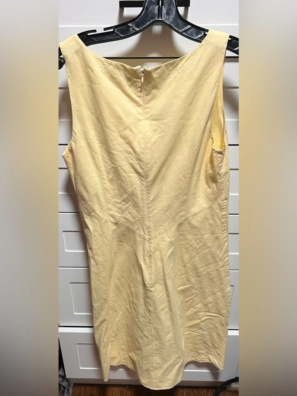 J. Crew Pale butter Yellow Sleeveless Mini Dress (D5)